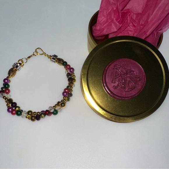 Multi Color Twisted Beaded Bracelet - Picture 6 of 6